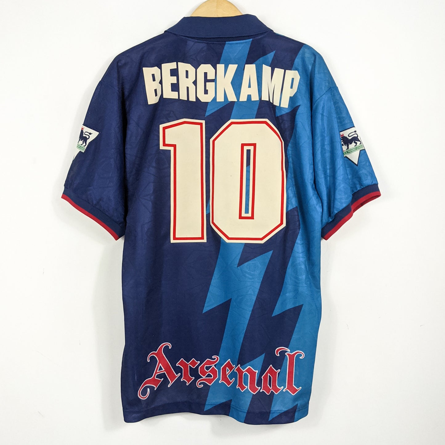 Original Arsenal 1995/96 Away - Bergkamp #10 Size L