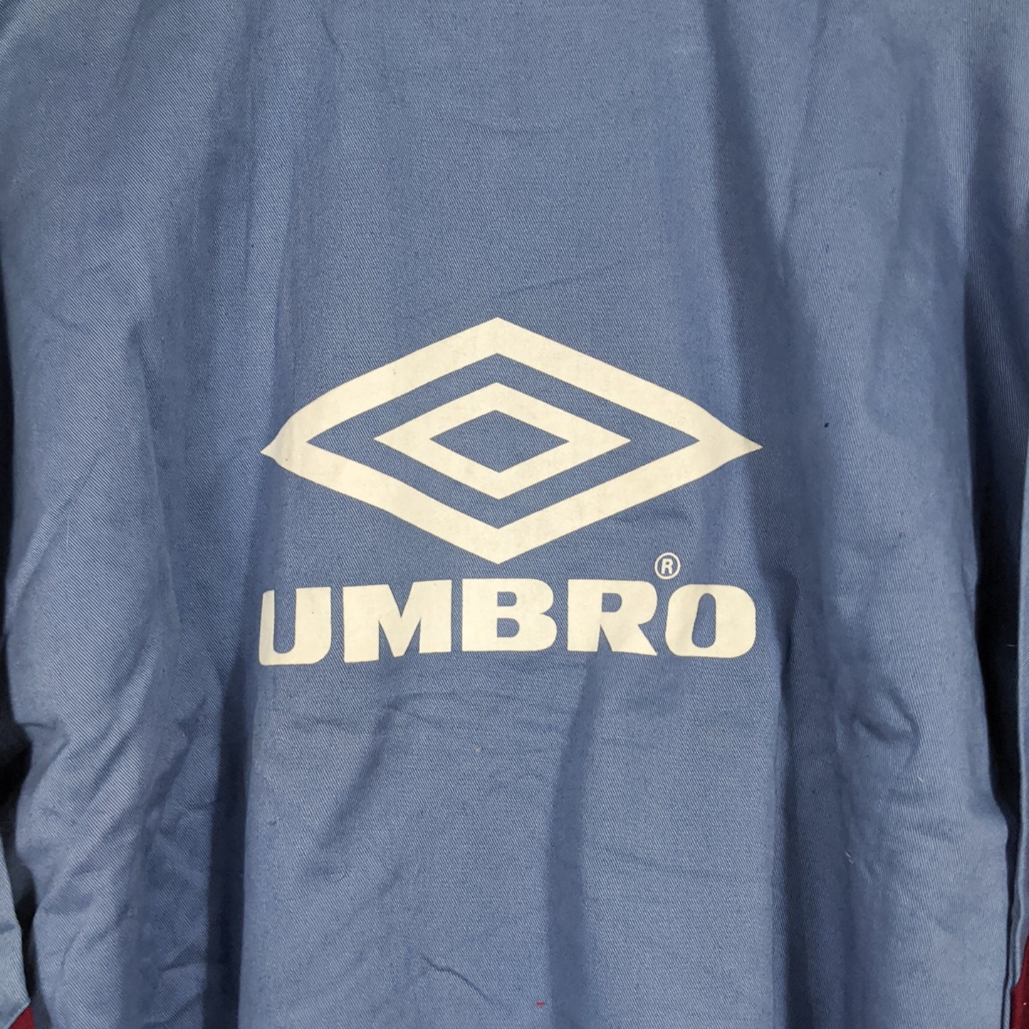 Original Aston Villa 1992/93 Training Drill Top - Size M