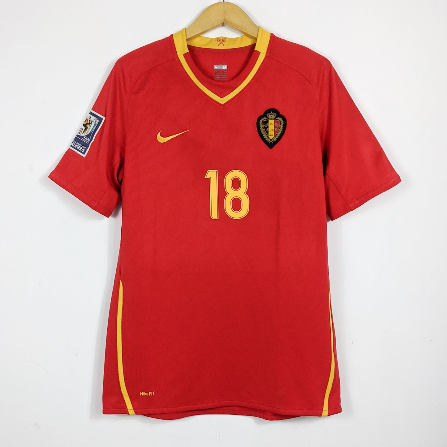 Original Belgium 2008/10 Home - Dembele #18 Size M