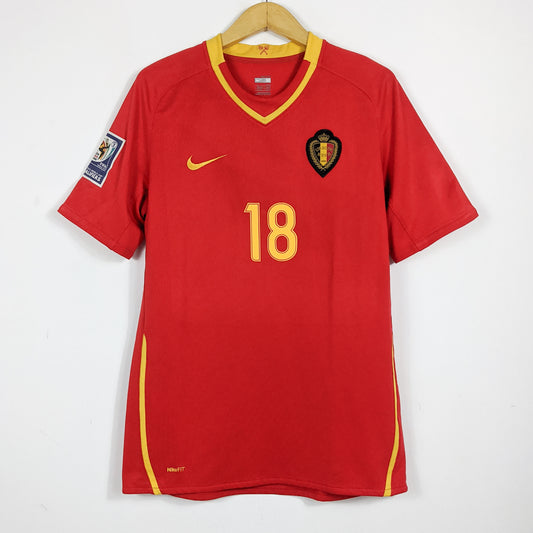 Original Belgium 2008/10 Home - Dembele #18 Size M