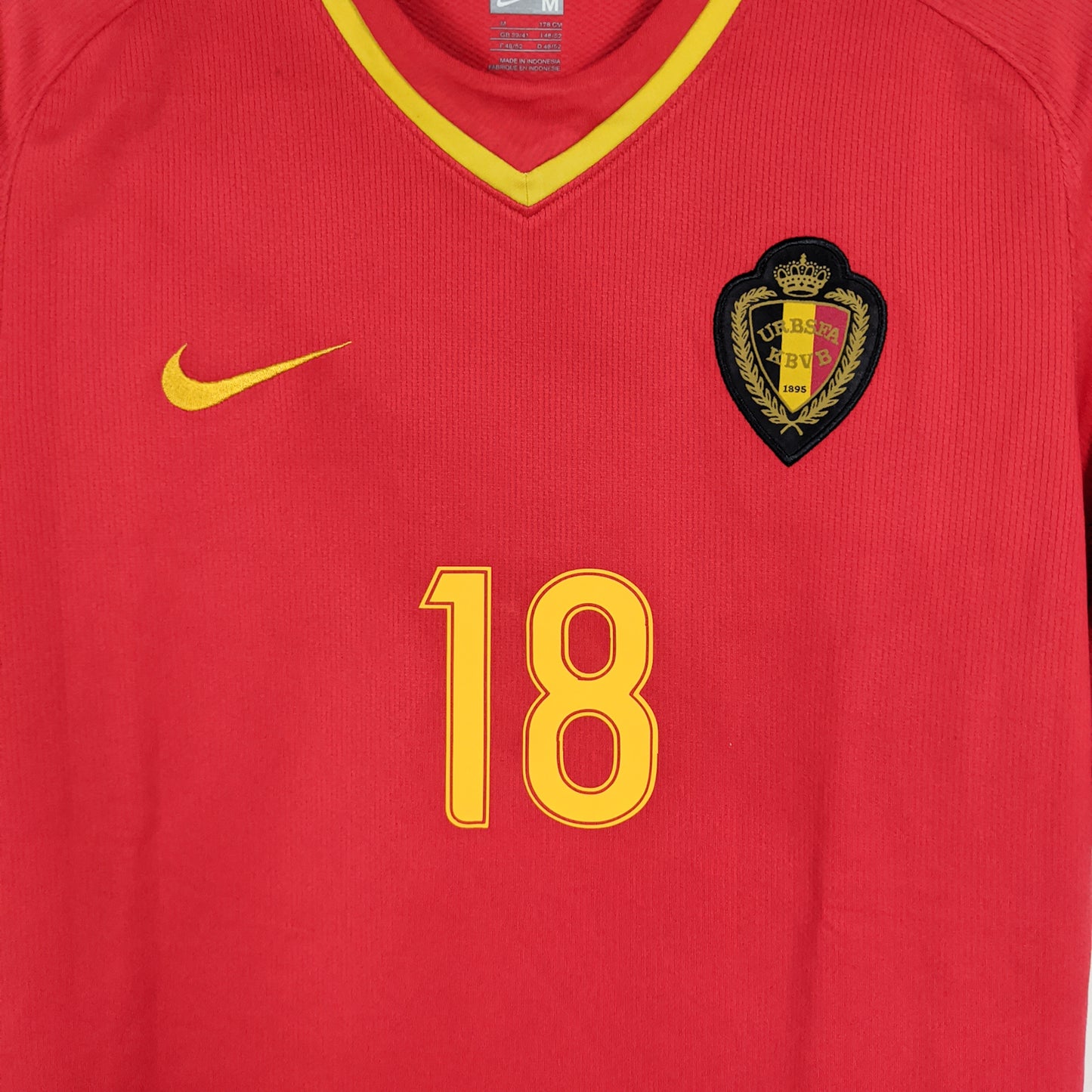 Original Belgium 2008/10 Home - Dembele #18 Size M