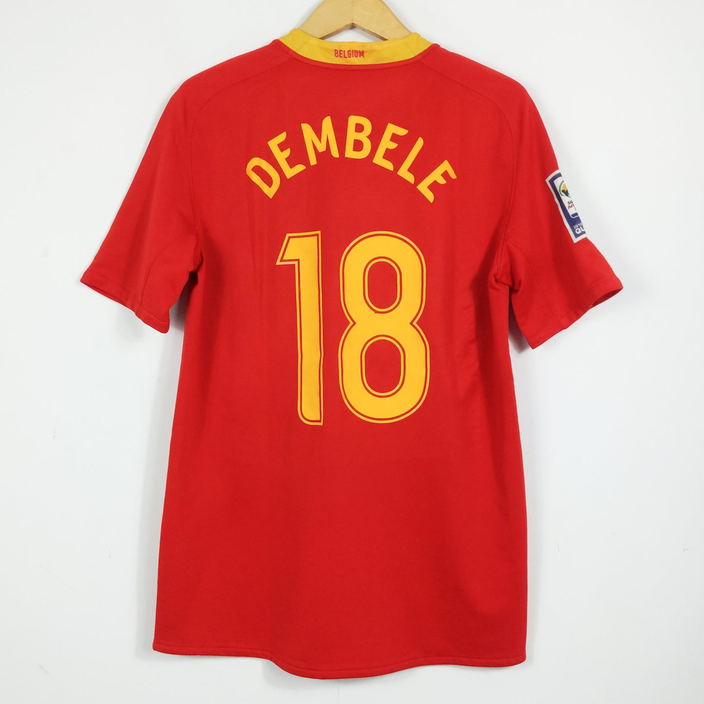 Original Belgium 2008/10 Home - Dembele #18 Size M