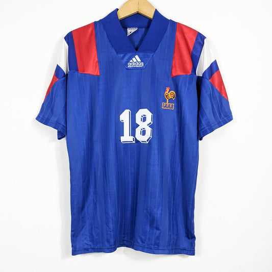 Original France 1992/94 Home - Cantona #18 Size L