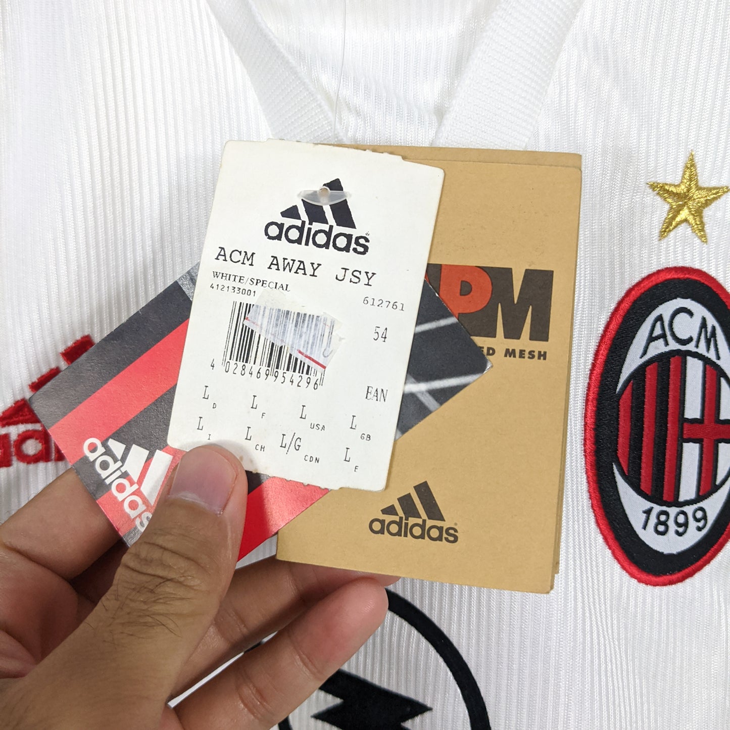 Original AC Milan 1998/99 Away - Size L (Bnwt)