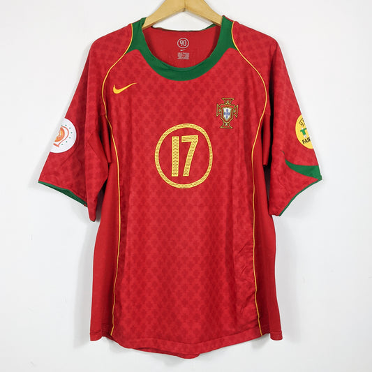 Original Portugal 2004 Home - C. Ronaldo #17 Size XL