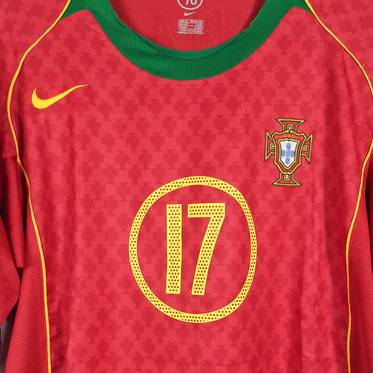 Original Portugal 2004 Home - C. Ronaldo #17 Size XL
