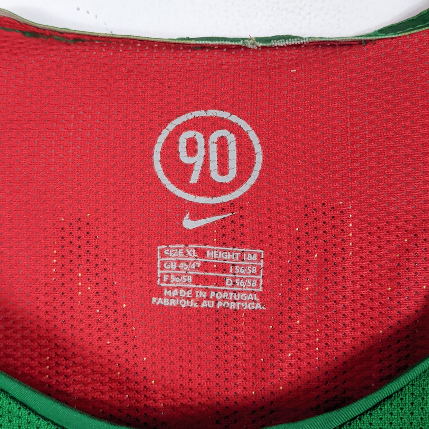 Original Portugal 2004 Home - C. Ronaldo #17 Size XL