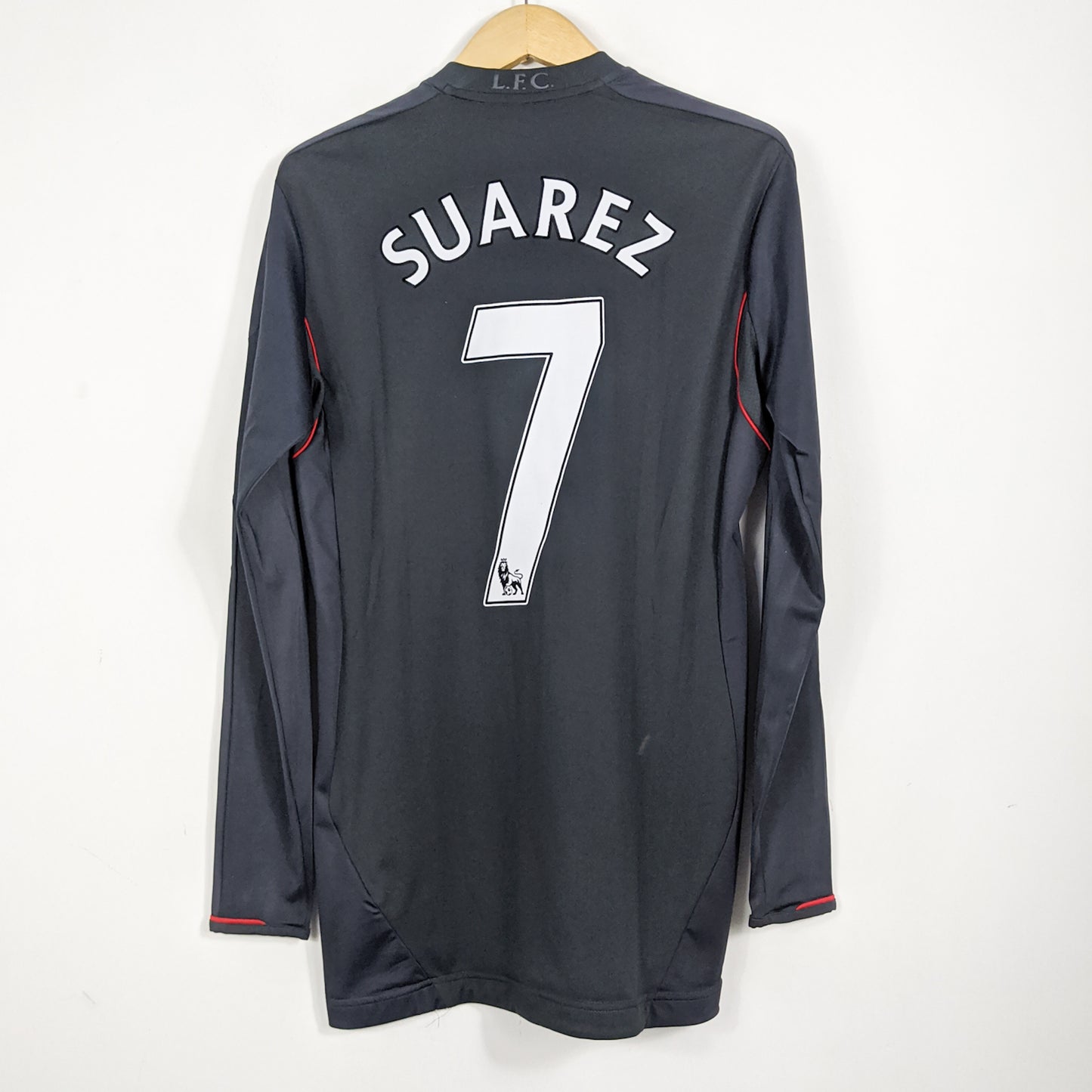 Original Liverpool 2011/12 Away - Suarez #7 Size 9 (Player Issue) (Long Sleeve) (BNWT)