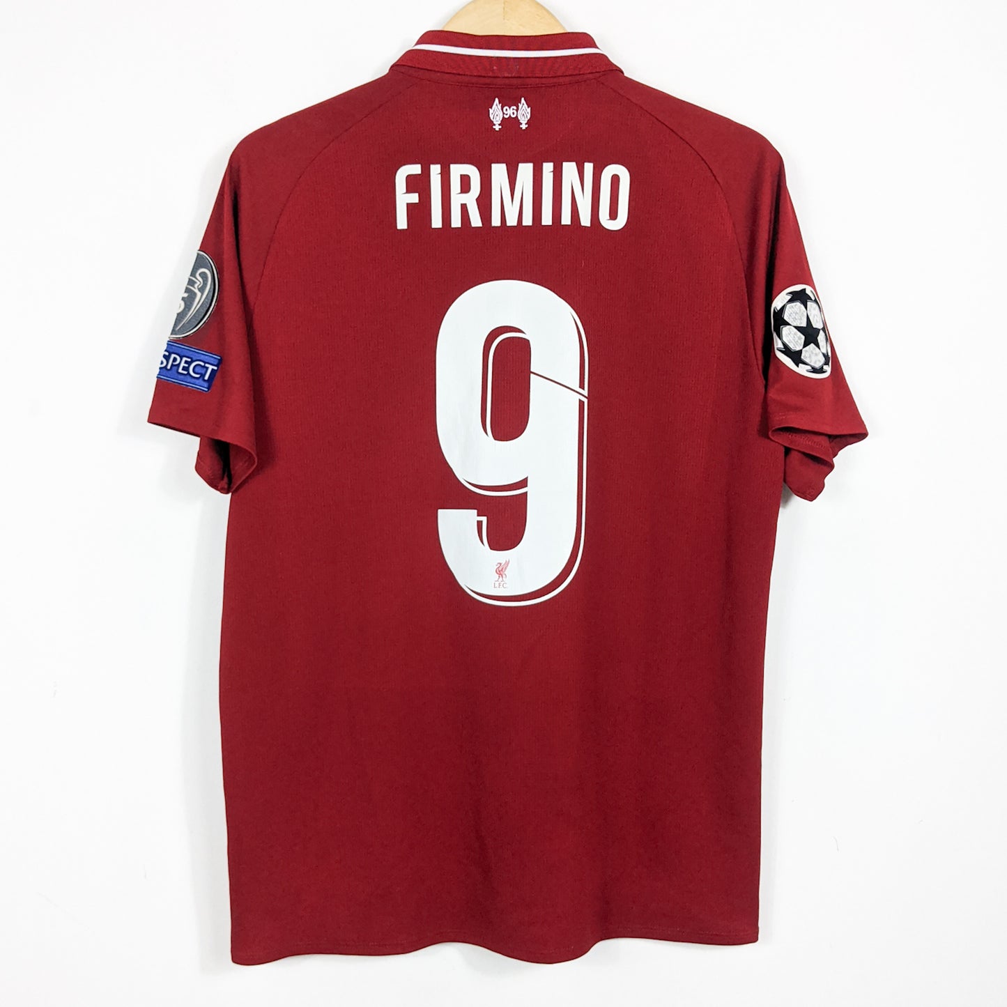 Original Liverpool 2018/19 Home - Firmino #9 Size M