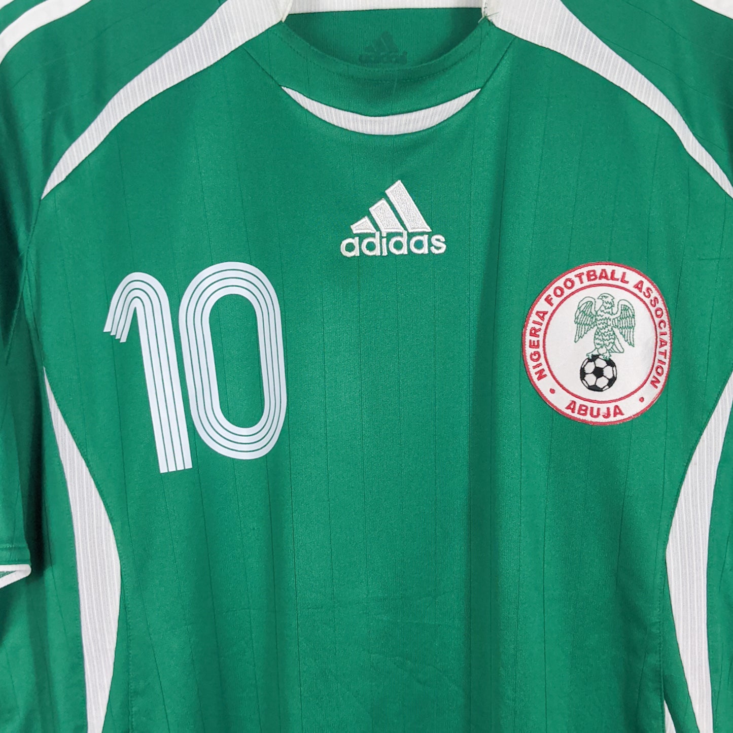 Original Nigeria 2006 Home - Okocha #10 Size M