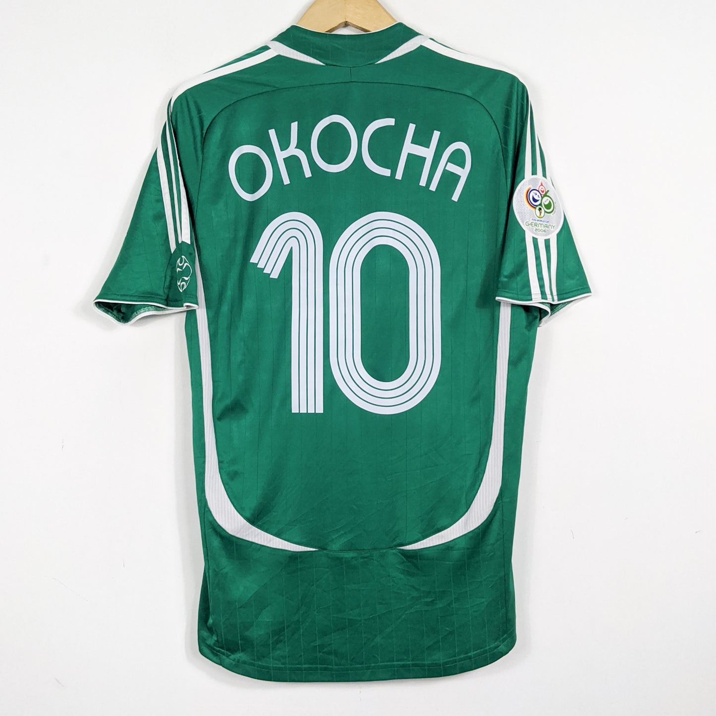 Original Nigeria 2006 Home - Okocha #10 Size M