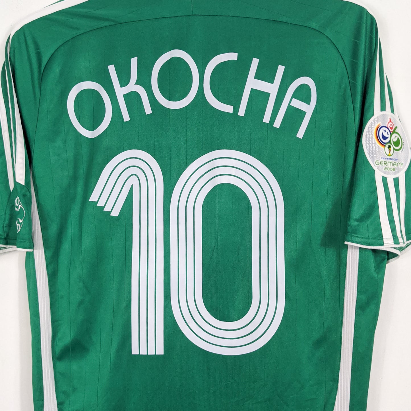 Original Nigeria 2006 Home - Okocha #10 Size M