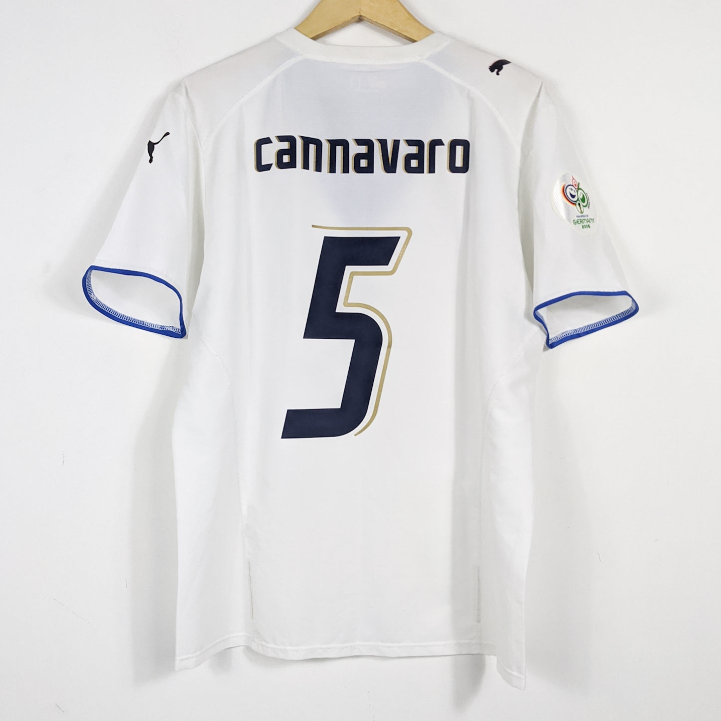 Original Italy 2006 Away - Cannavaro #4 Size M