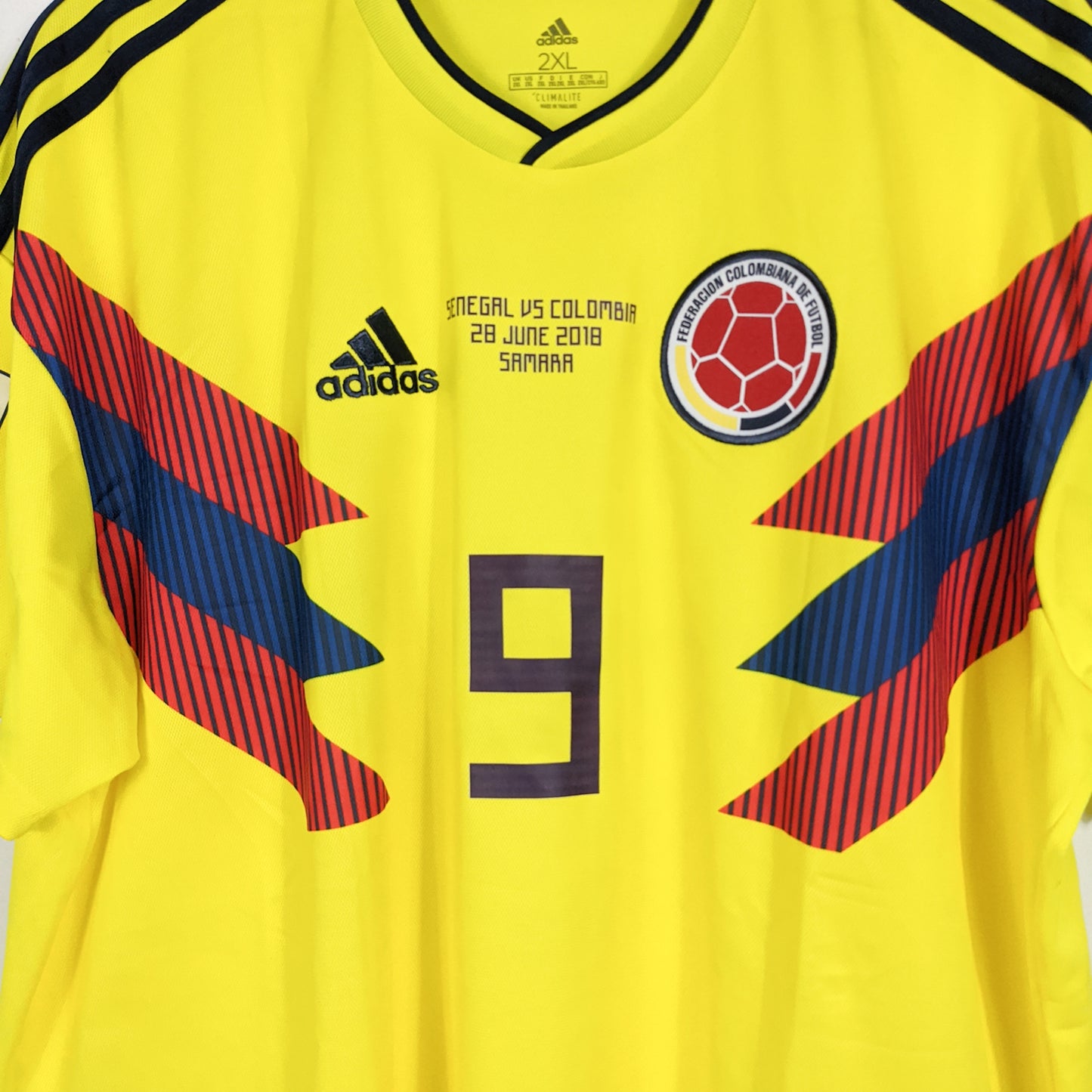 Original Colombia 2018/19 Home - Falcao #9 Size XXL