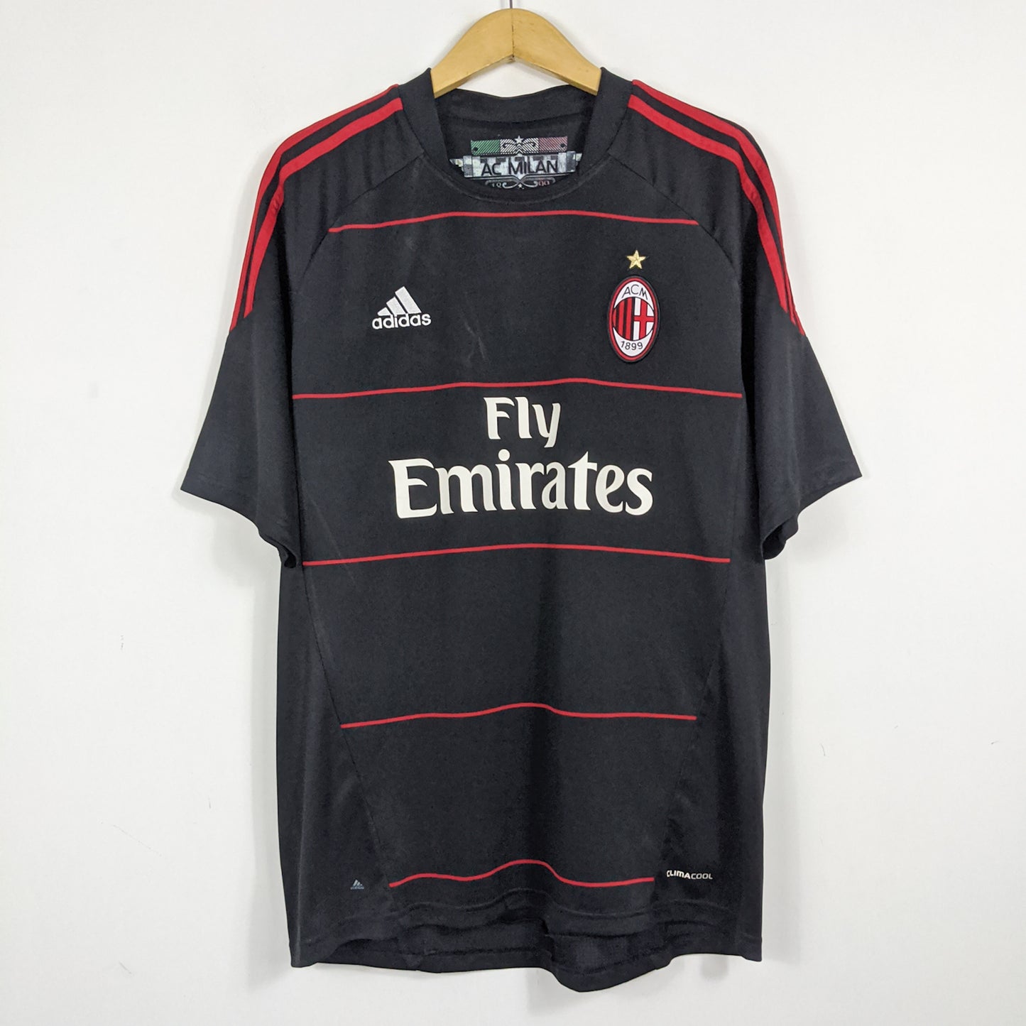 Original AC Milan 2010/11 Third - Ronaldinho #80 Size L