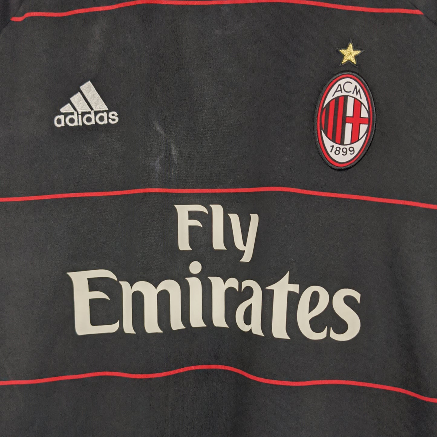 Original AC Milan 2010/11 Third - Ronaldinho #80 Size L