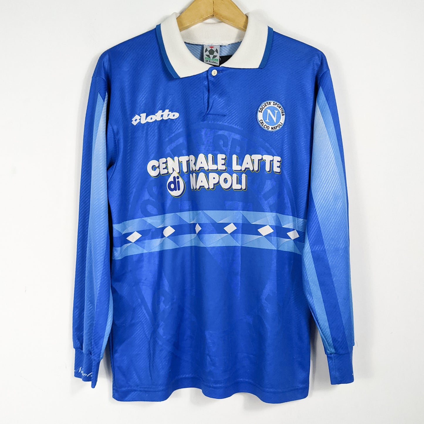 Original Napoli 1996/97 Home - Size S fit M (Long sleeve) (Player Issue)