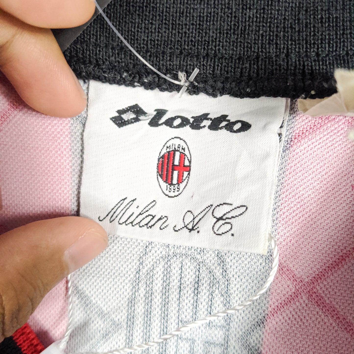 Original AC Milan 1994/95 Home - Baggio #18 Size L