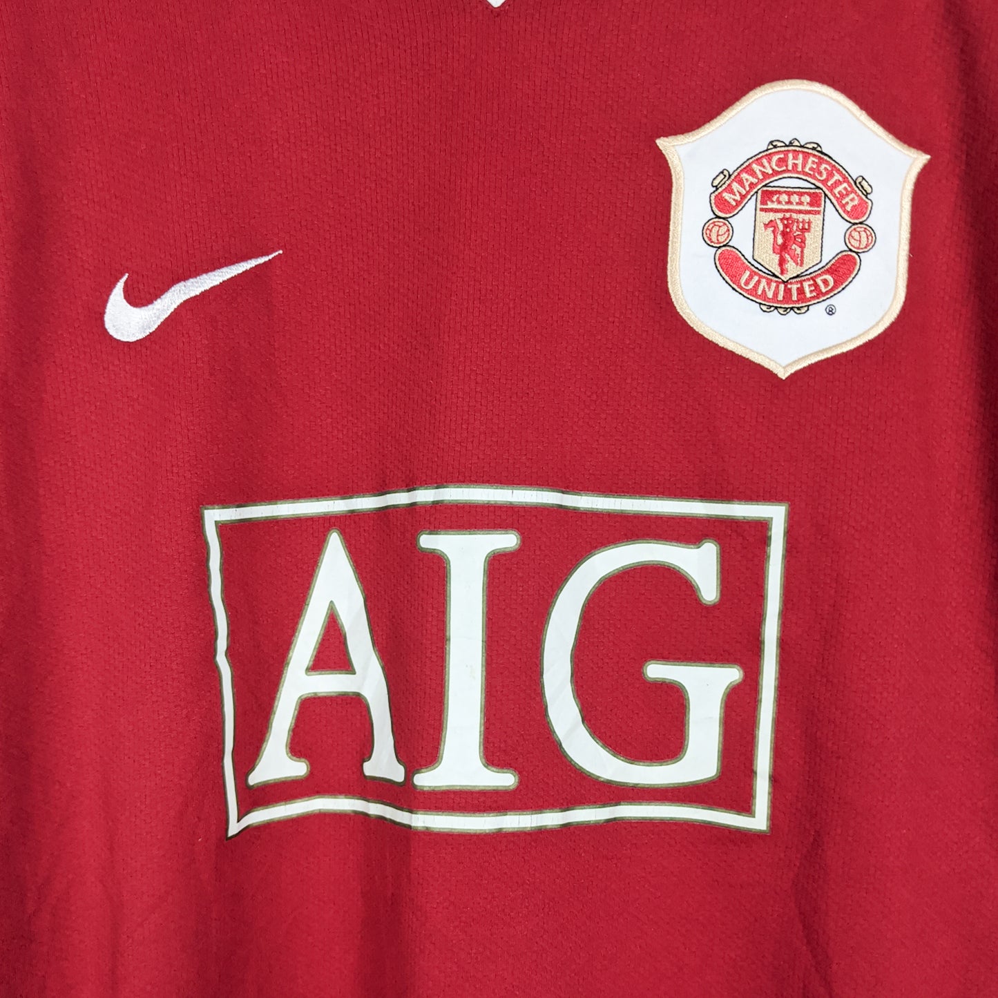 Original Manchester United 2006/07 Home - Ronaldo #7 Size fit M/L (Long sleeve)