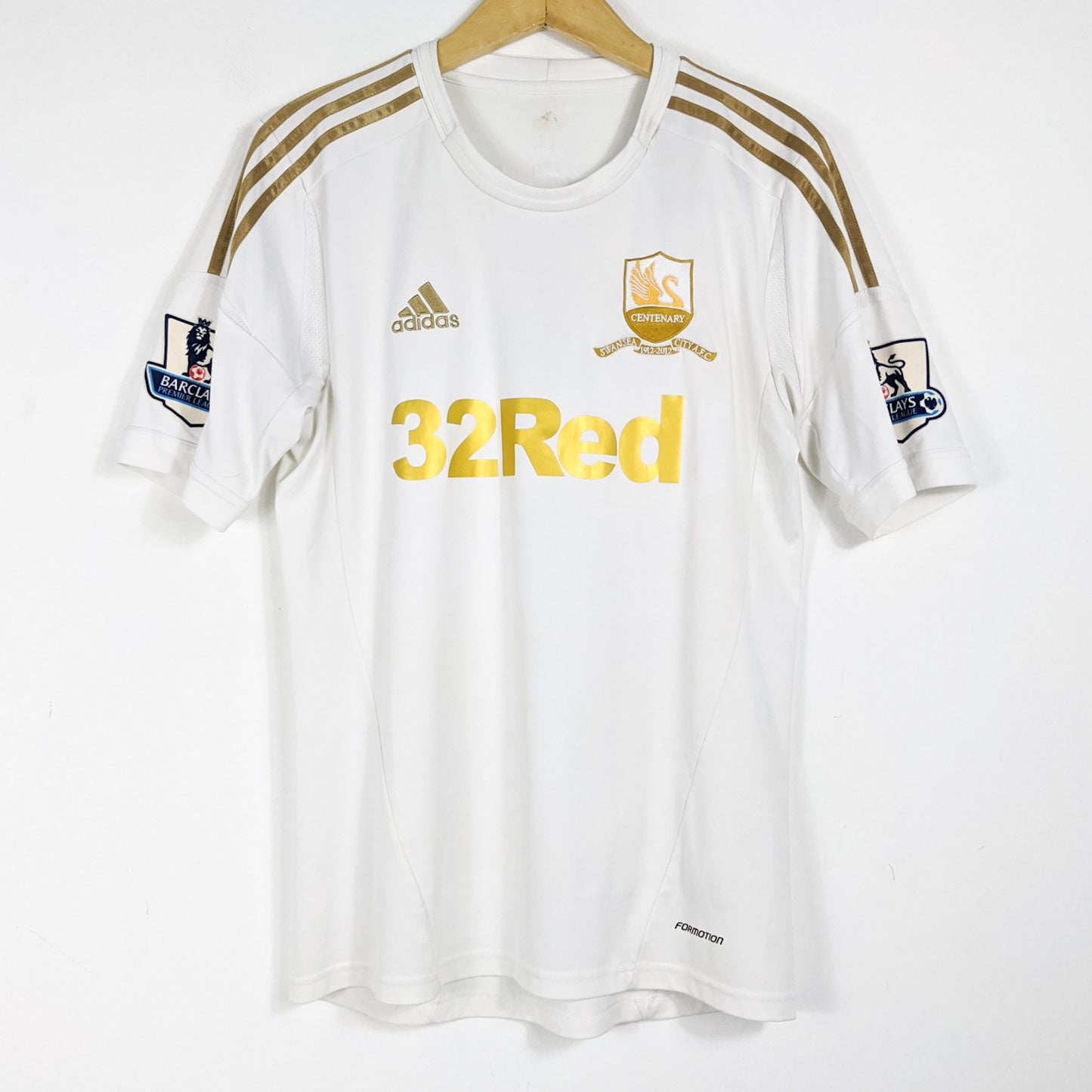 Original Swansea 2012/13 Home Centenary - Michu #9 Size M (Player issue)