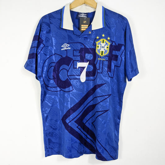 Original Brazil 1991/93 Away - Bebeto #7 Size G