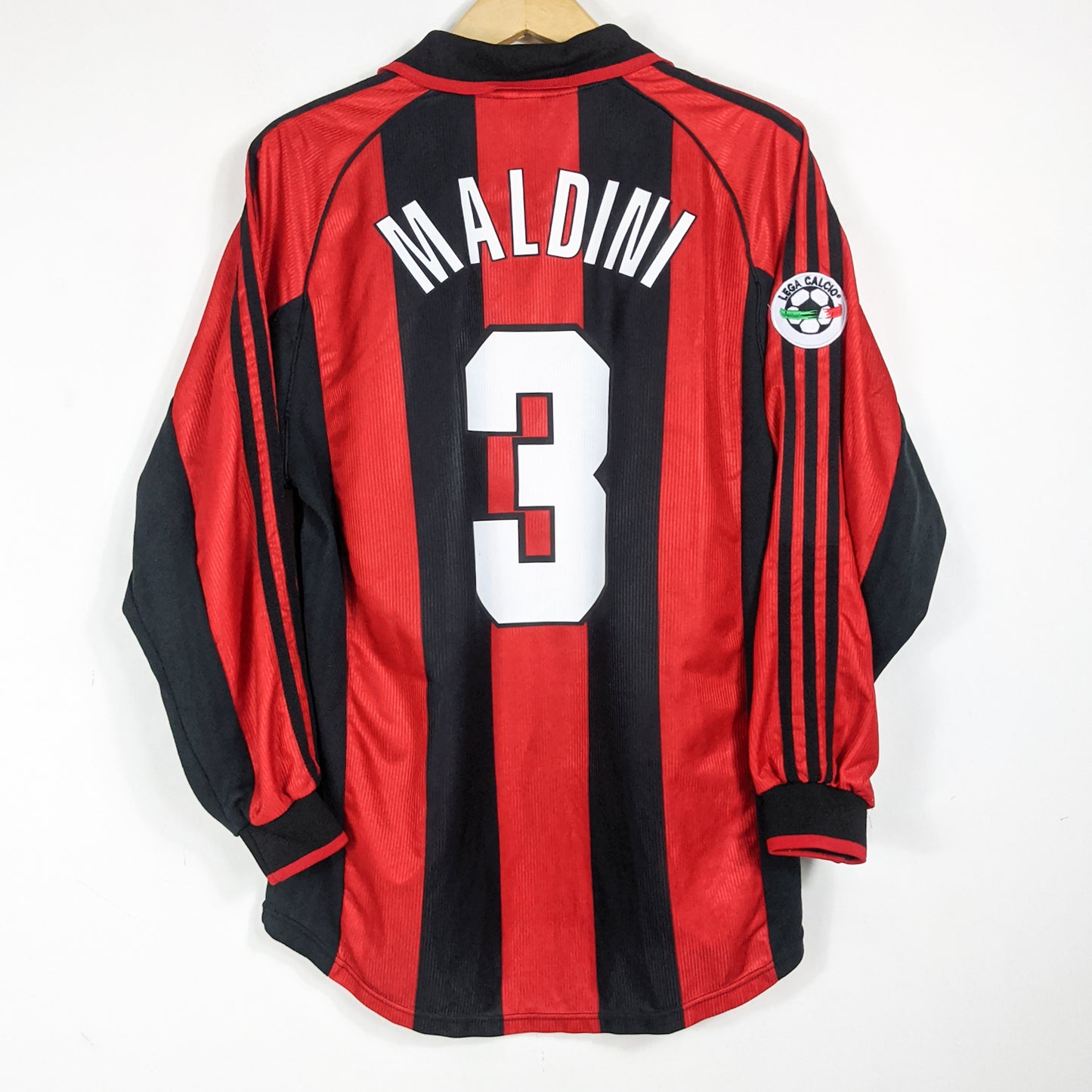 Original AC Milan 1998/99 Home - Maldini #3 Size M (Long sleeve)