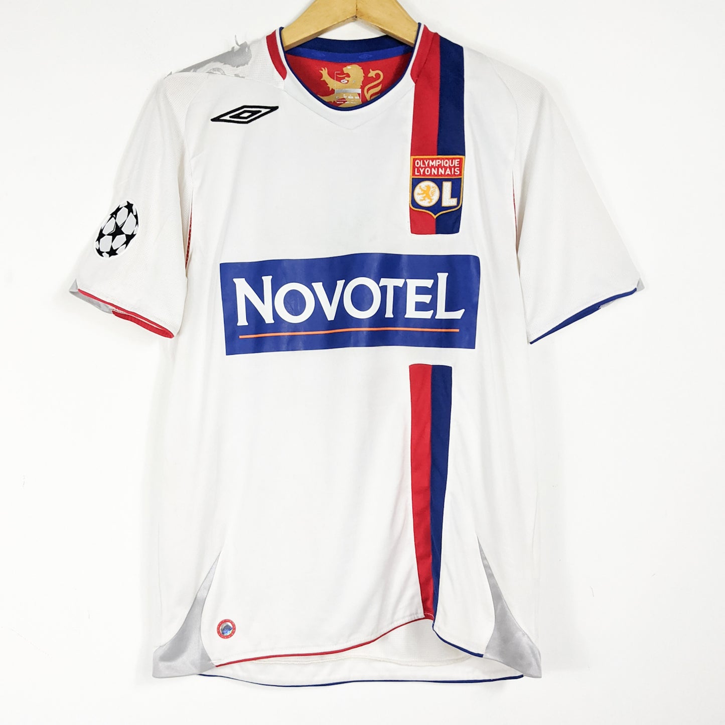 Original Olympique Lyonnais 2006/07 Home - Juninho #8 Size M