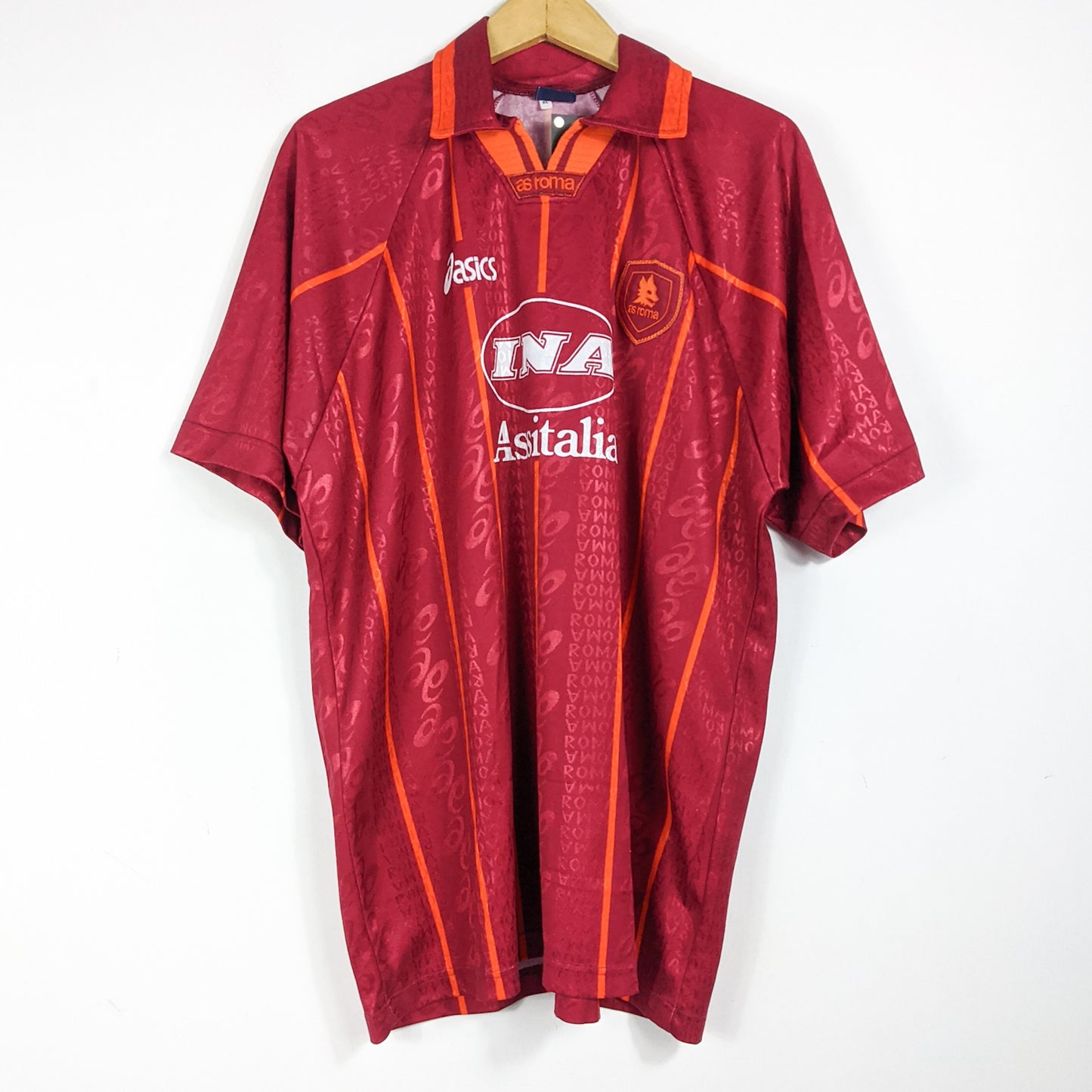 Original AS Roma 1996/97 Home - Totti #17 Size XL