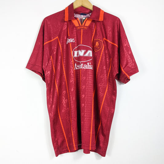 Original AS Roma 1996/97 Home - Totti #17 Size XL