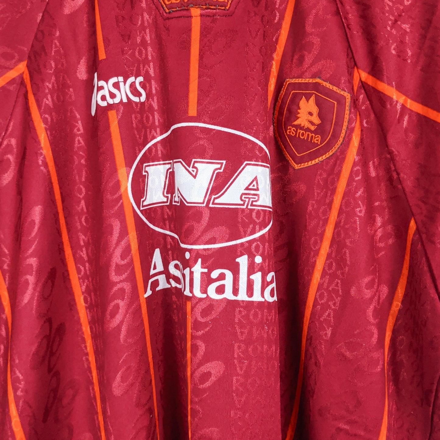 Original AS Roma 1996/97 Home - Totti #17 Size XL