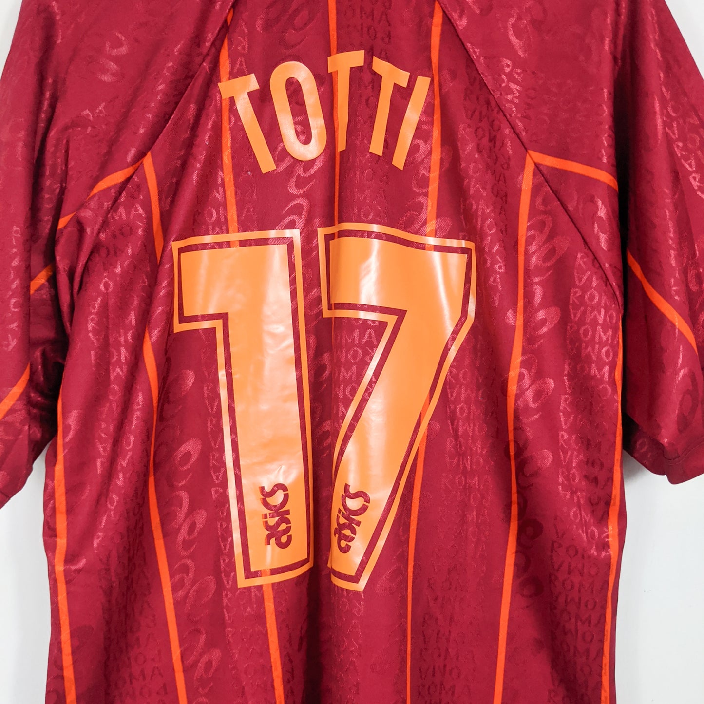 Original AS Roma 1996/97 Home - Totti #17 Size XL