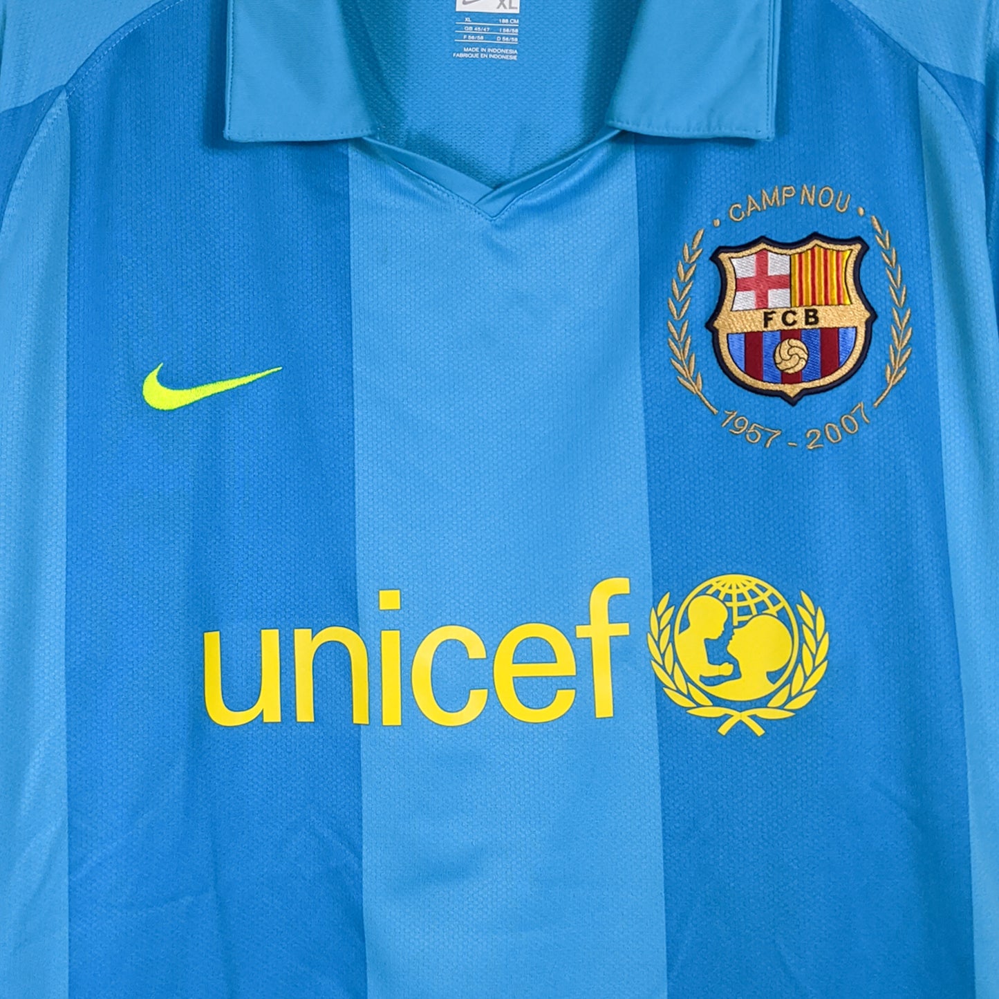 Original Barcelona 2007/08 Away - Ronaldinho #10 Size XL