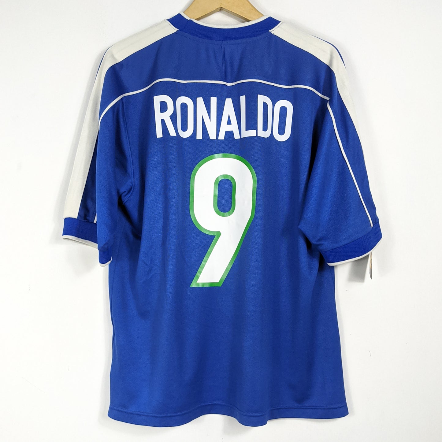 Original Brazil 1998 Away - Ronaldo #9 Size L