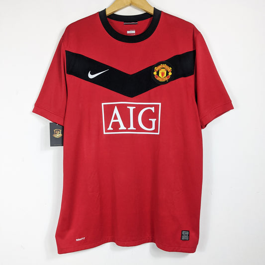 Original Manchester United 2009/10 Home - Vidic #15 Size XL