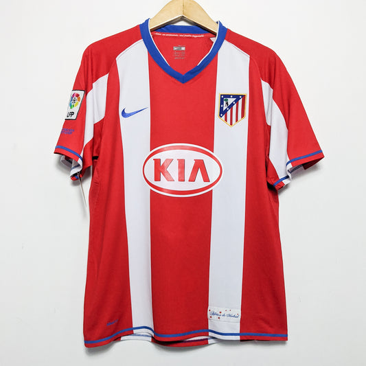 Original Atletico Madrid 2007/08 Home - Kun Aguero #10 Size M