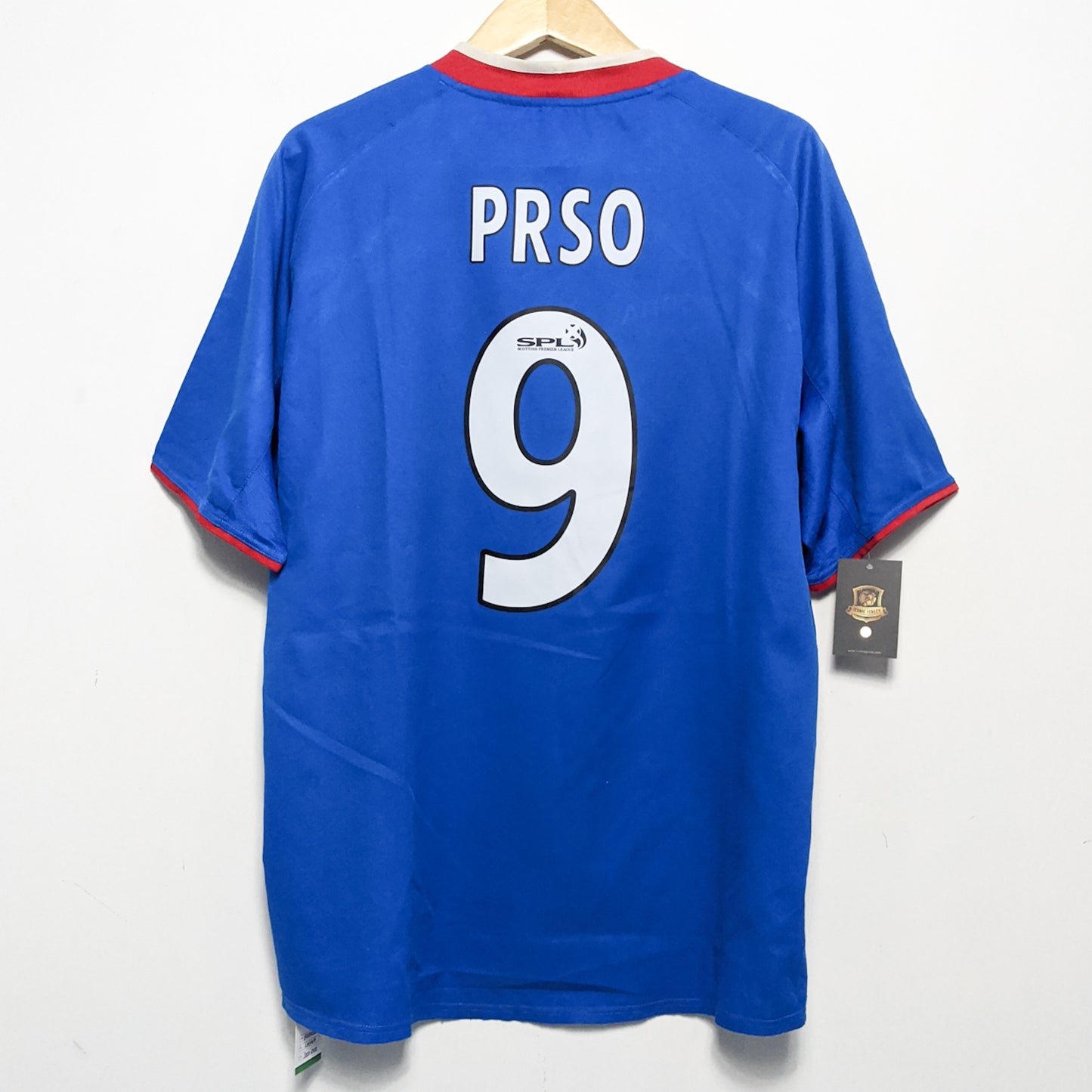 Original Glasgow Rangers 2003/05 Home - Prso #9 Size L