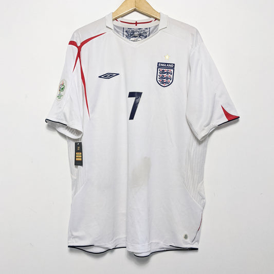Original England 2006 Home - Beckham #7 Size XXL
