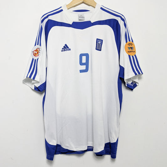 Original Greece 2004/06 Away - Charisteas #9 Size XL