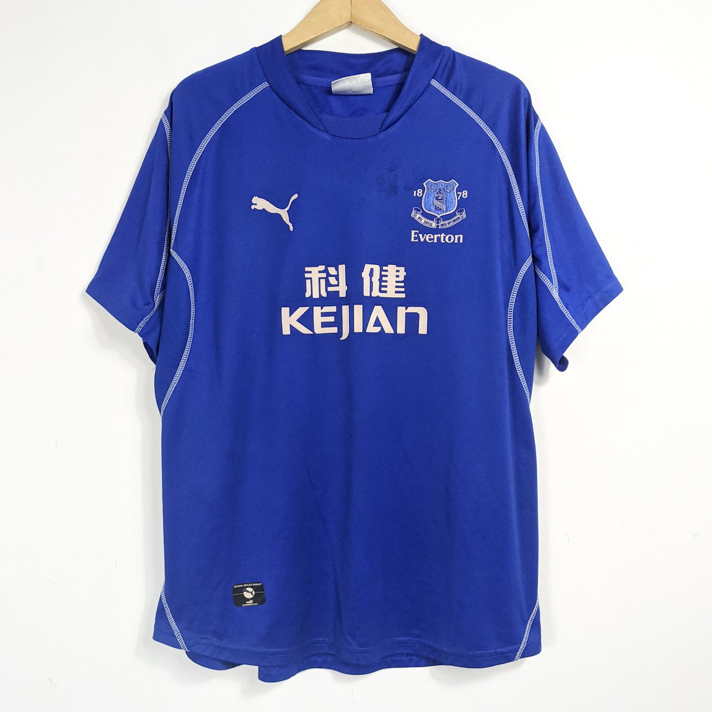 Original Everton 2002/03 Home - Rooney #18 Size XL