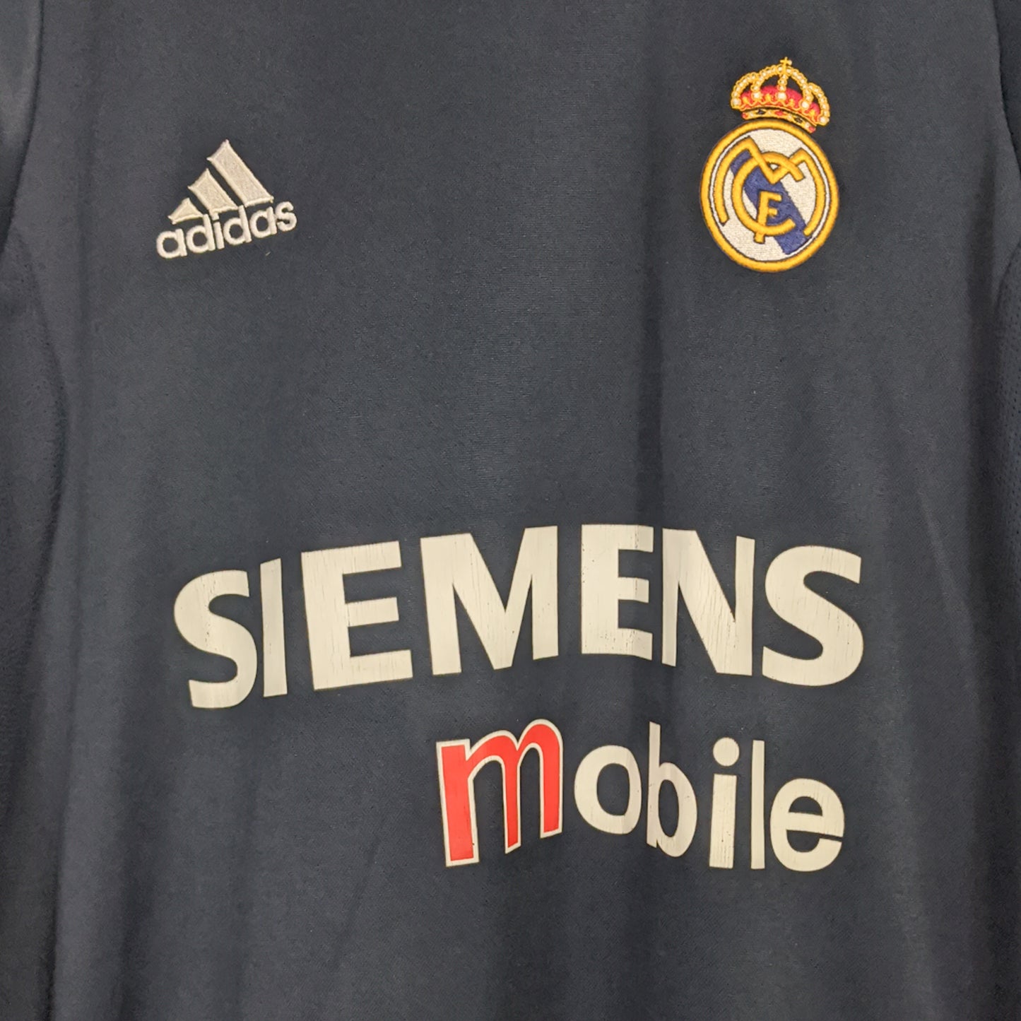 Original Real Madrid 2003/04 Away - Ronaldo #9 Size L (Long sleeve)