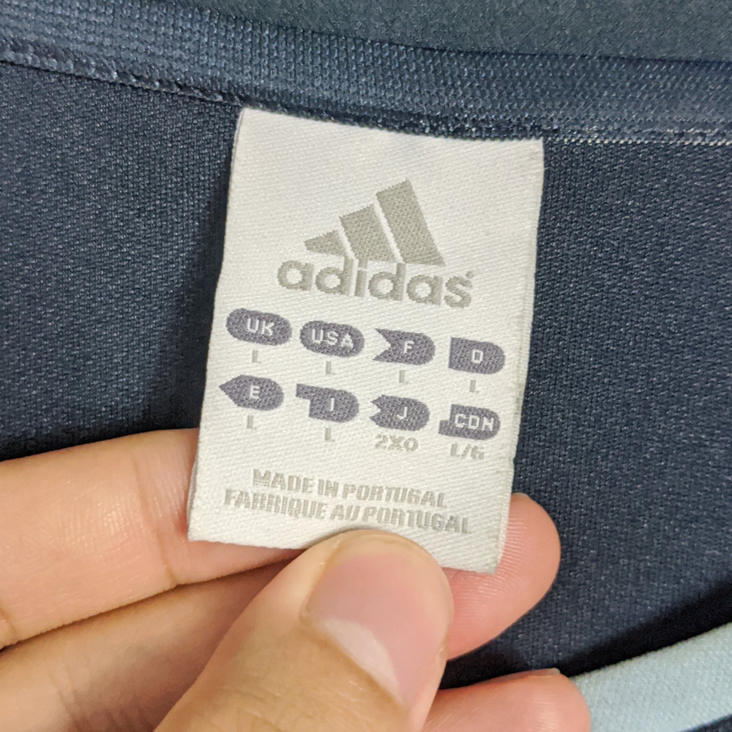 Original Real Madrid 2003/04 Away - Ronaldo #9 Size L (Long sleeve)