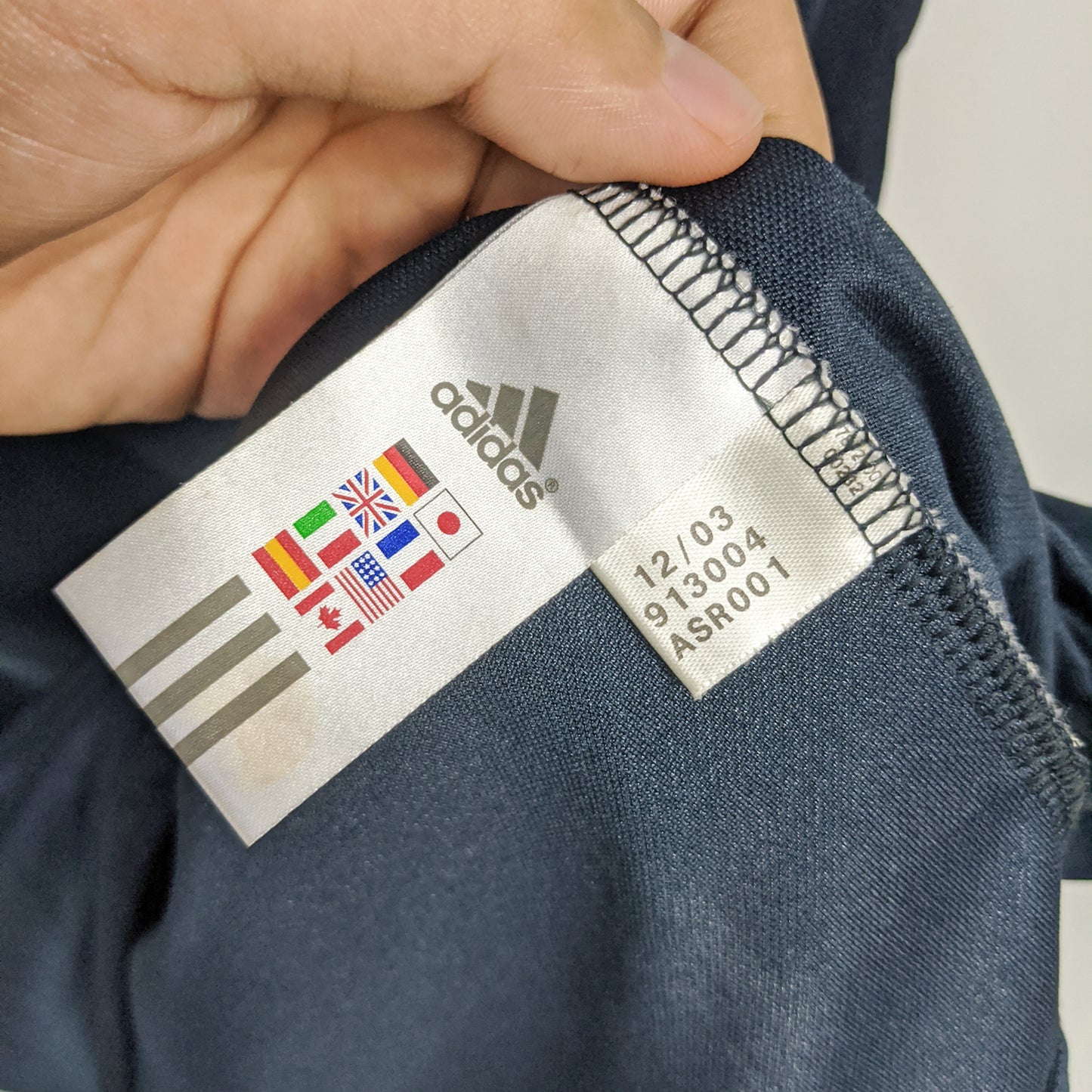 Original Real Madrid 2003/04 Away - Ronaldo #9 Size L (Long sleeve)