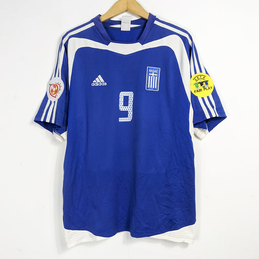 Original Greece 2004 Away - Charisteas #9 Size L