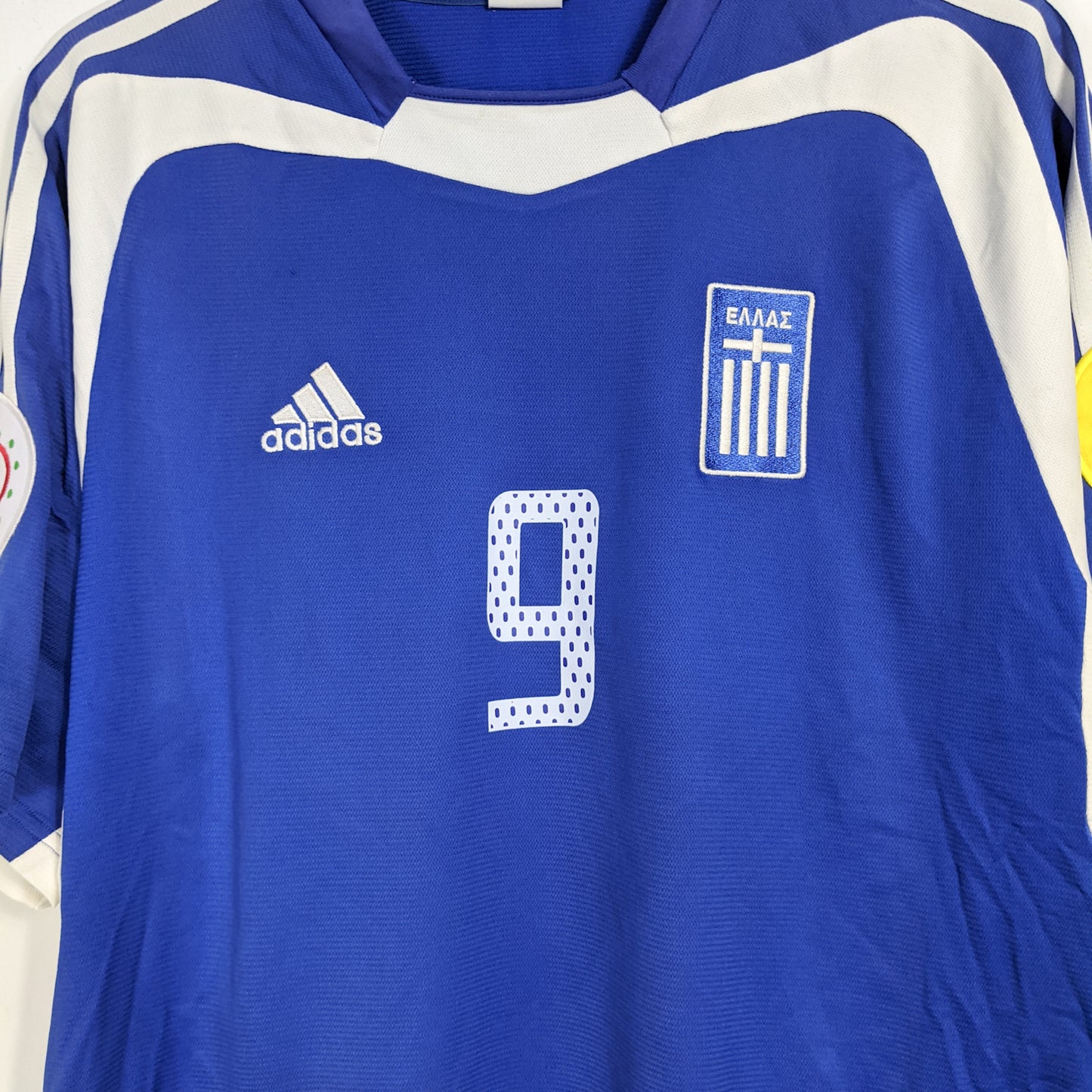Original Greece 2004 Away - Charisteas #9 Size L