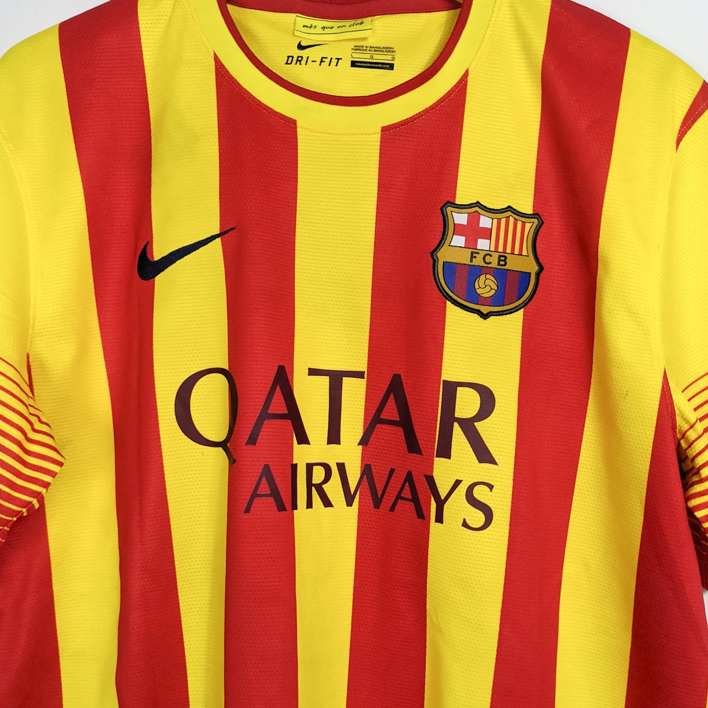Original Barcelona 2013/14 Away - Iniesta #8 Size L