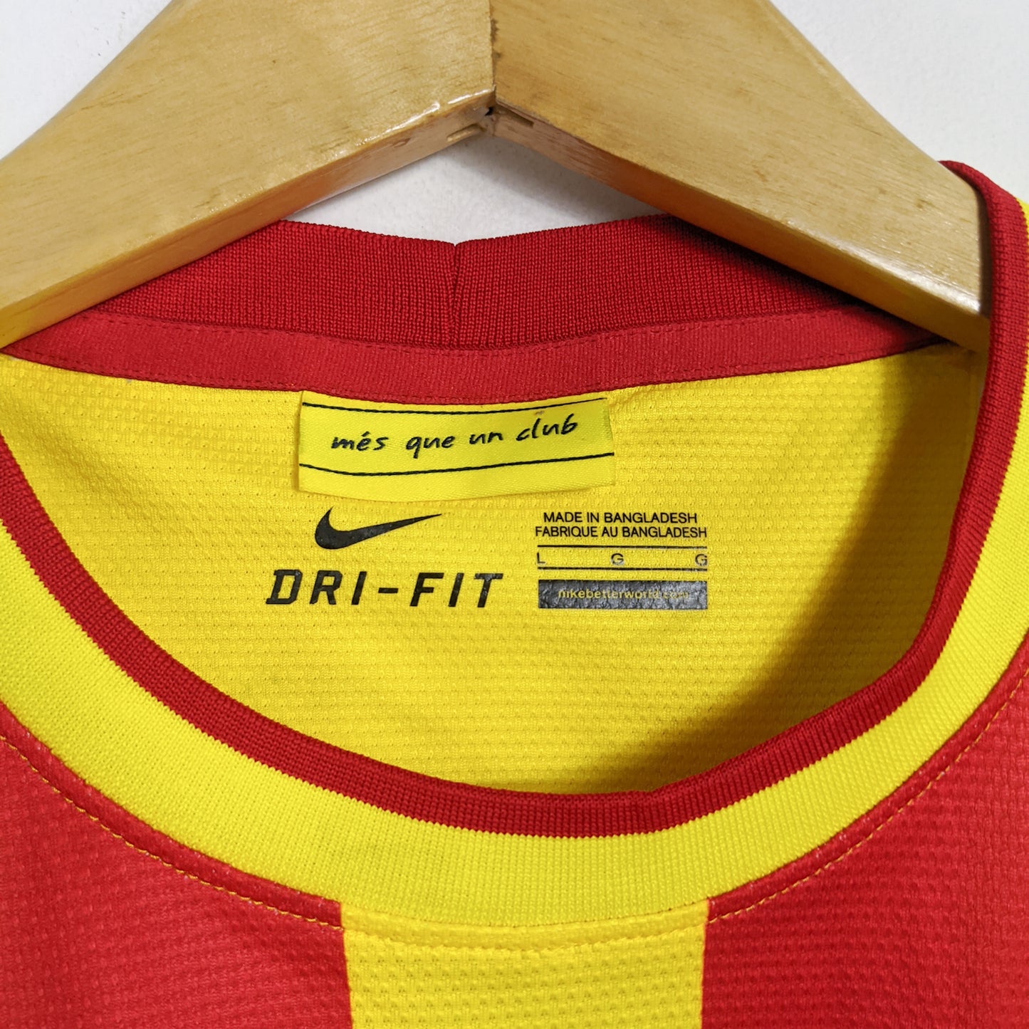 Original Barcelona 2013/14 Away - Iniesta #8 Size L