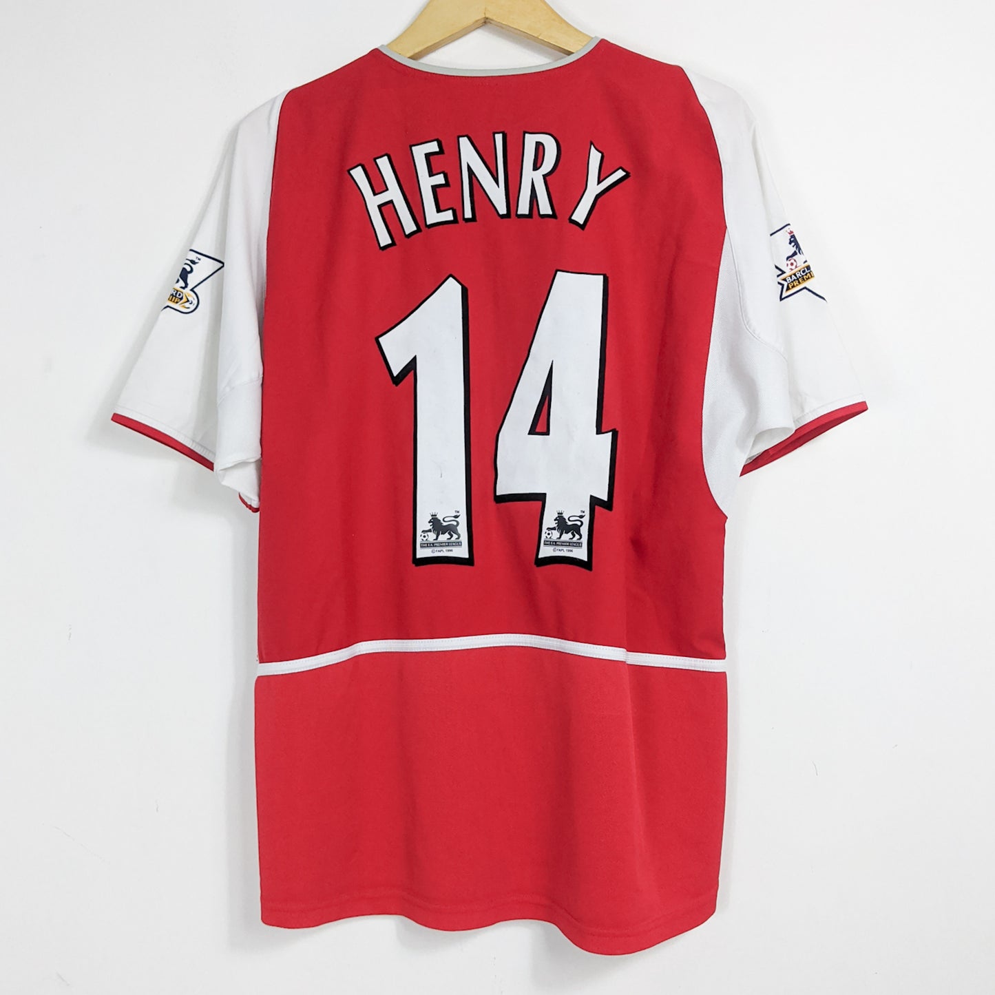 Original Arsenal 2002/03 Home - Henry #14 Size L