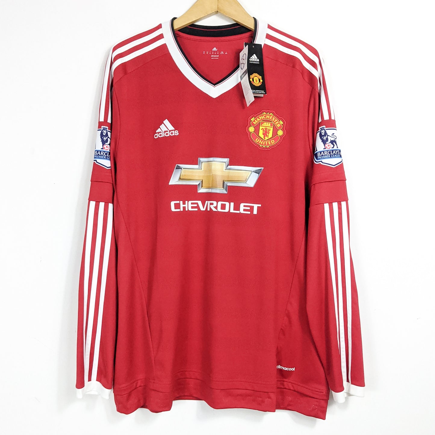 Original Manchester United 2015/16 Home - Rooney #10 Size XL (Long sleeve) (Bnwt)