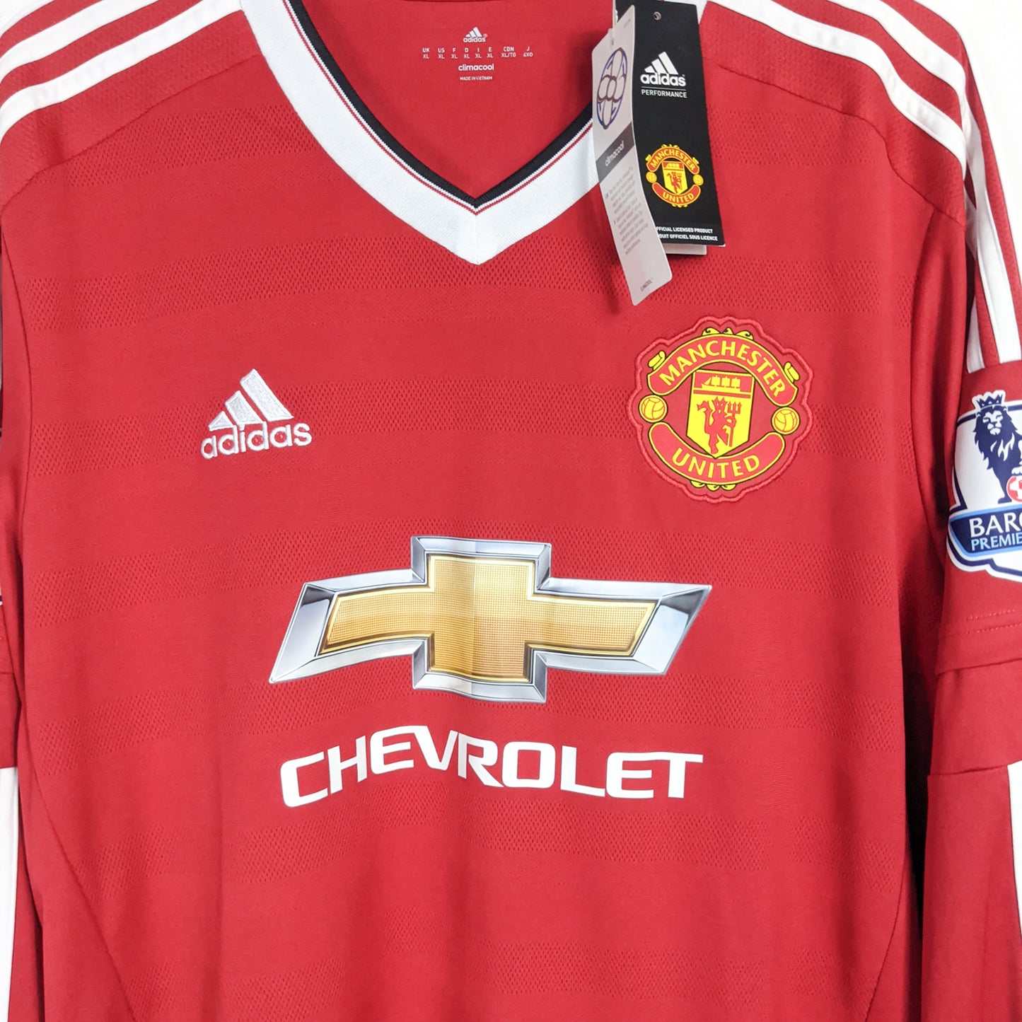 Original Manchester United 2015/16 Home - Rooney #10 Size XL (Long sleeve) (Bnwt)