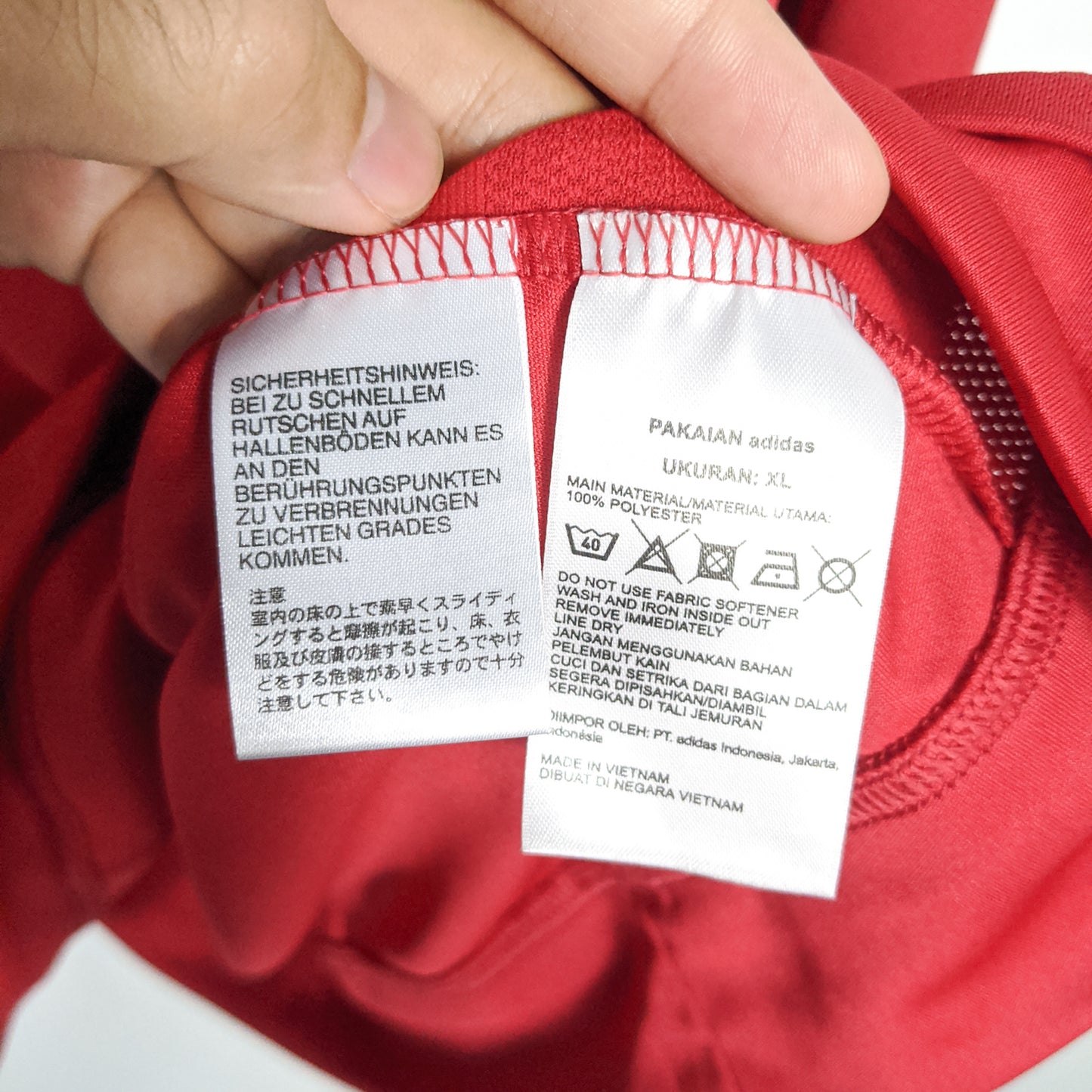 Original Manchester United 2015/16 Home - Rooney #10 Size XL (Long sleeve) (Bnwt)